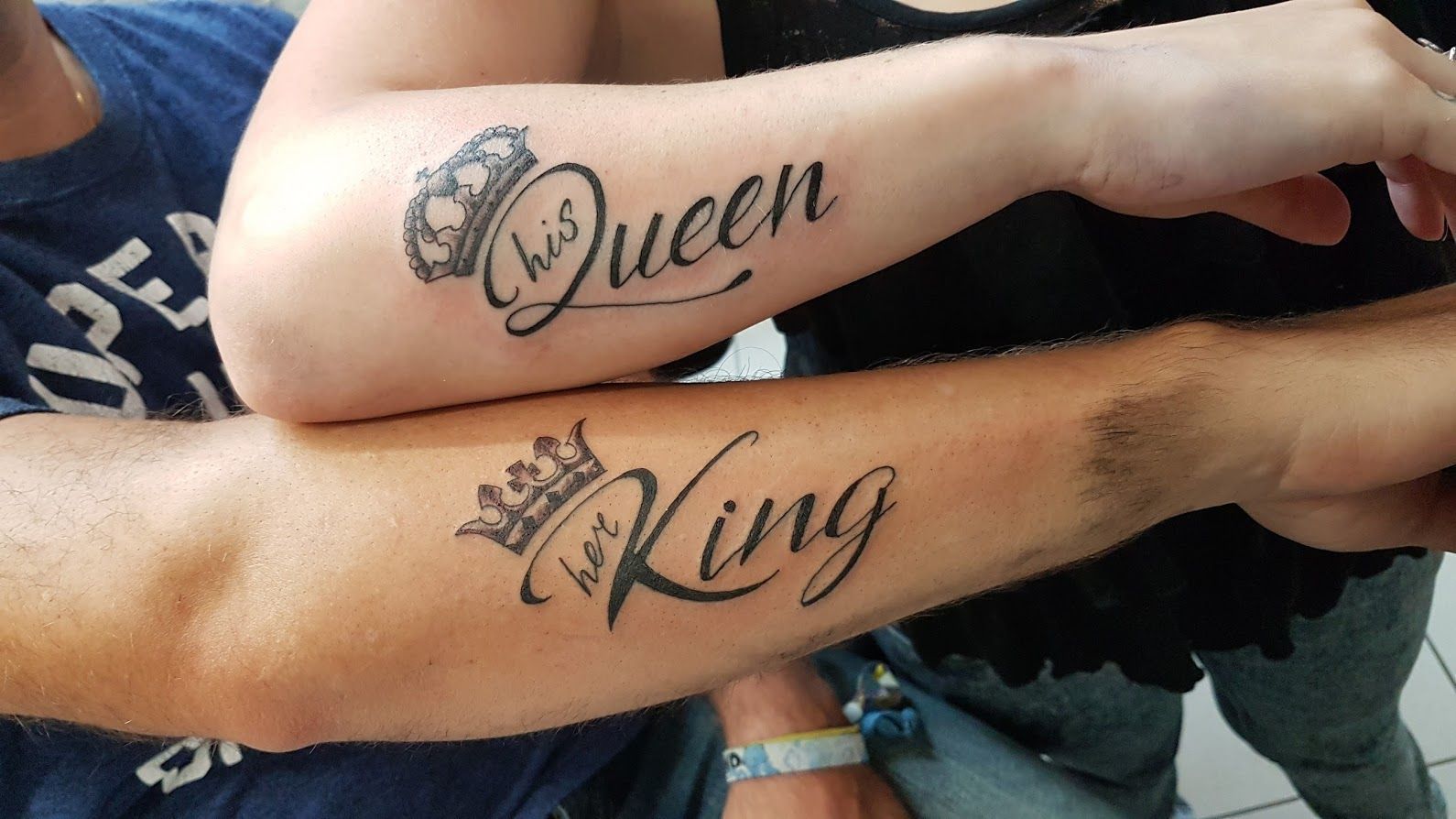 King And Queen Of Hearts Tattoo For Pinterest