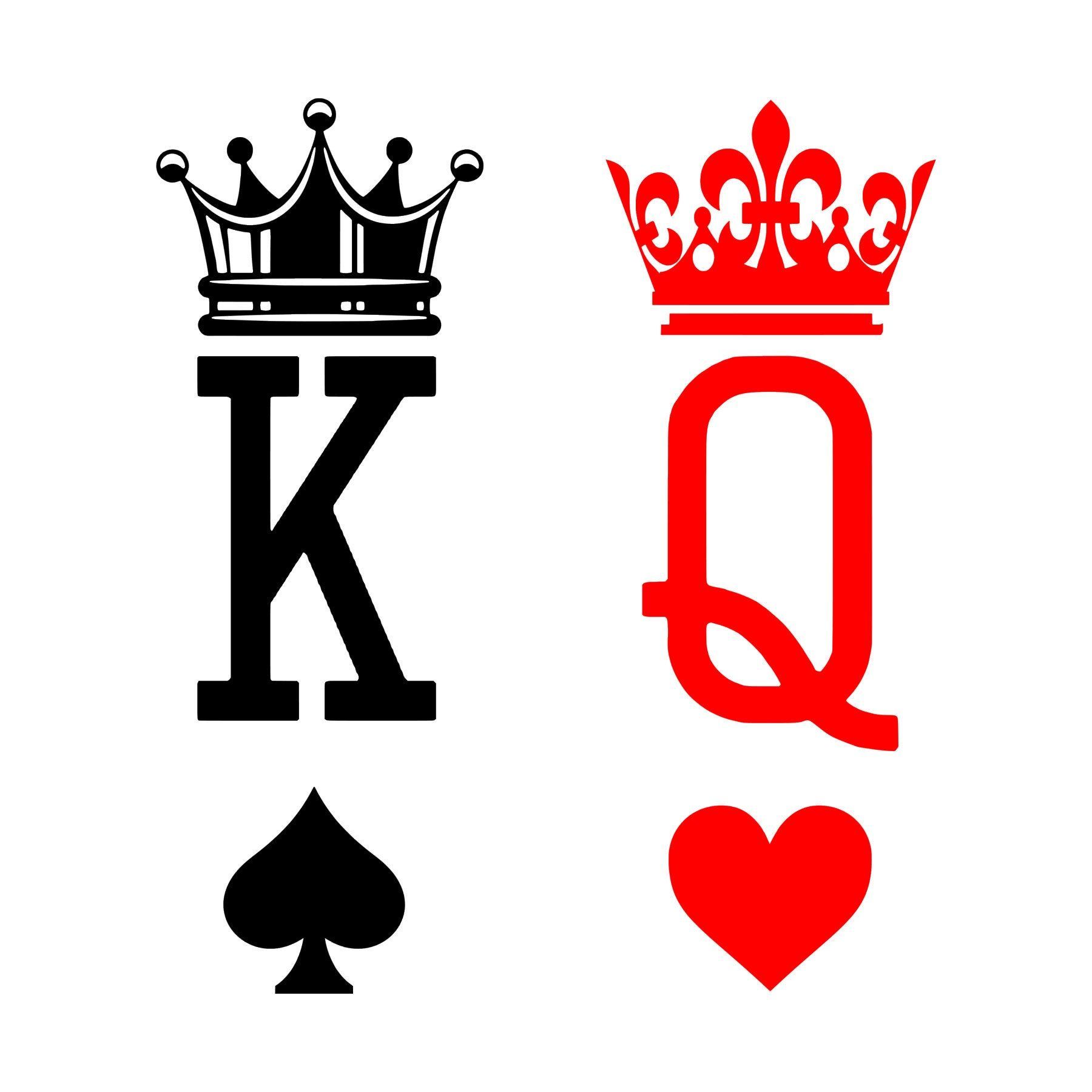 King And Queen Of Hearts Tattoos