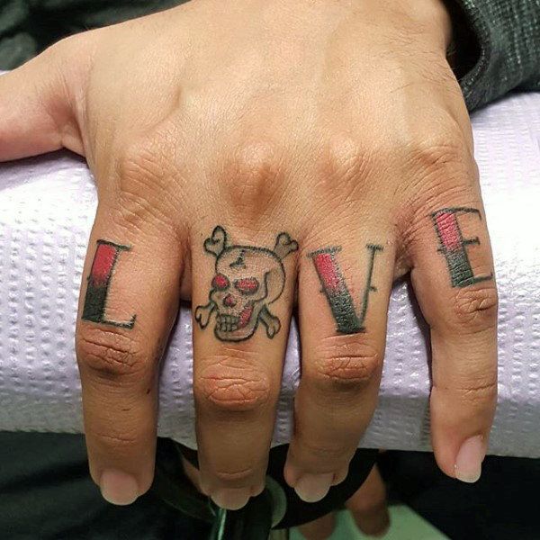 40+ Must-See Knuckle Tattoo Word Ideas