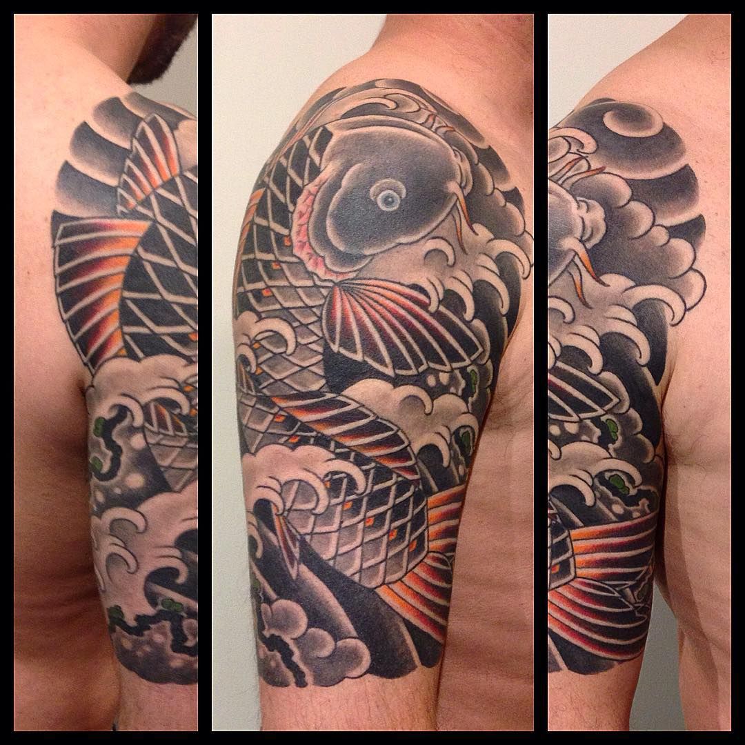 Koi Tattoo Tattoo Insider Koi Tattoo Sleeve Cool Half Sleeve