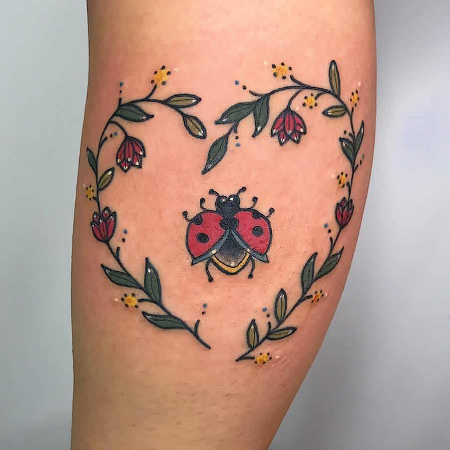 20 Cute Lady Bug Tattoo Ideas You'll Love