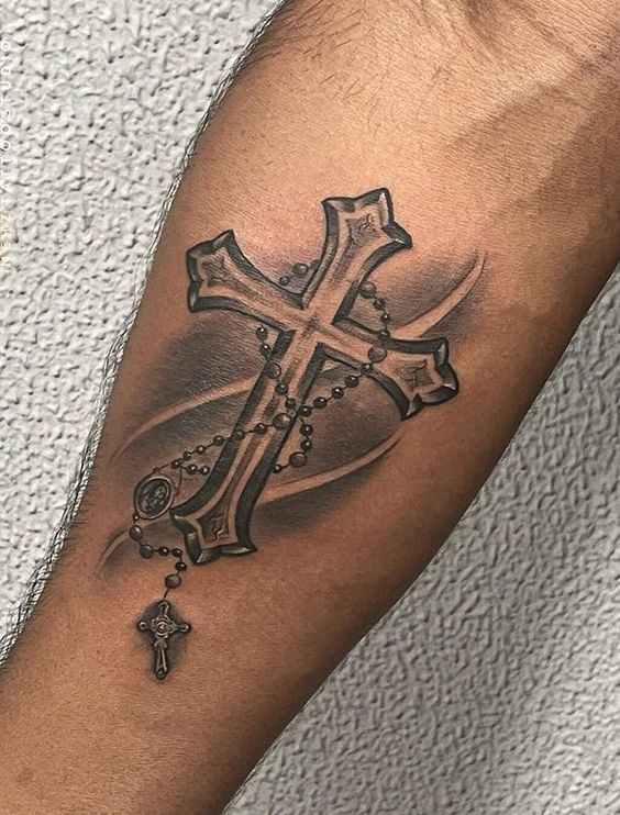 Lejouroujesuismorte Amazing Cross Tattoos For Men On Shoulder