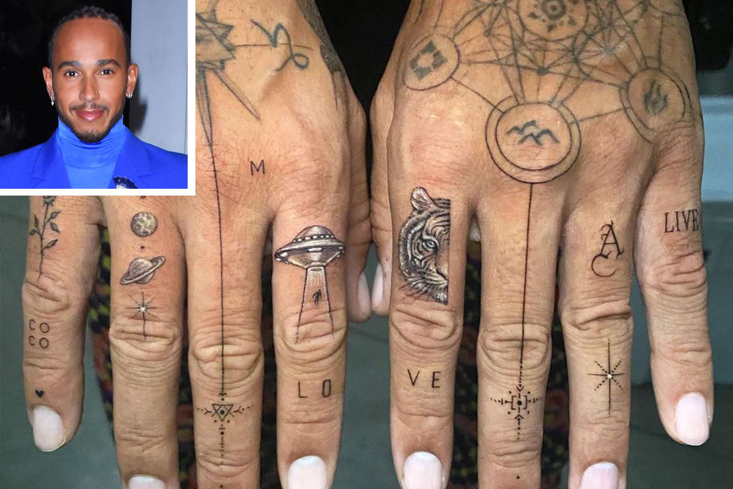 Lewis Hamilton's New Hand Tattoo: Unveiled!