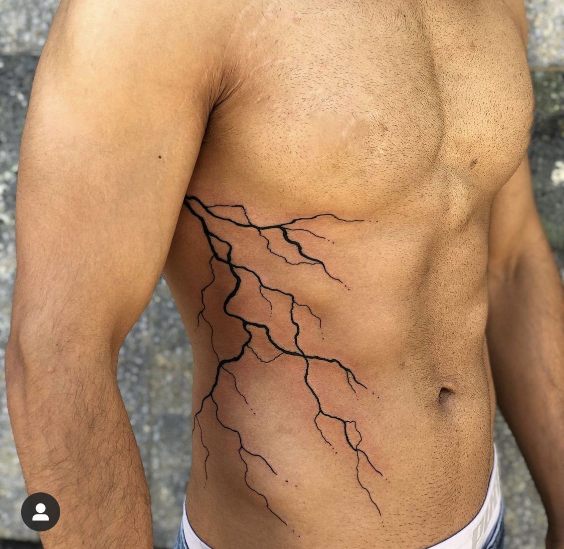 Lightning Bolt Tattoo Etsy