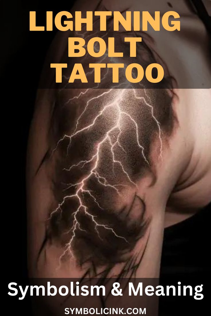 Lightning Bolt Tattoo Meaning Symbolism And Designs In 2023 Bolt