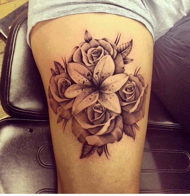 5 Stunning Lily and Rose Tattoo Ideas for Inspiration