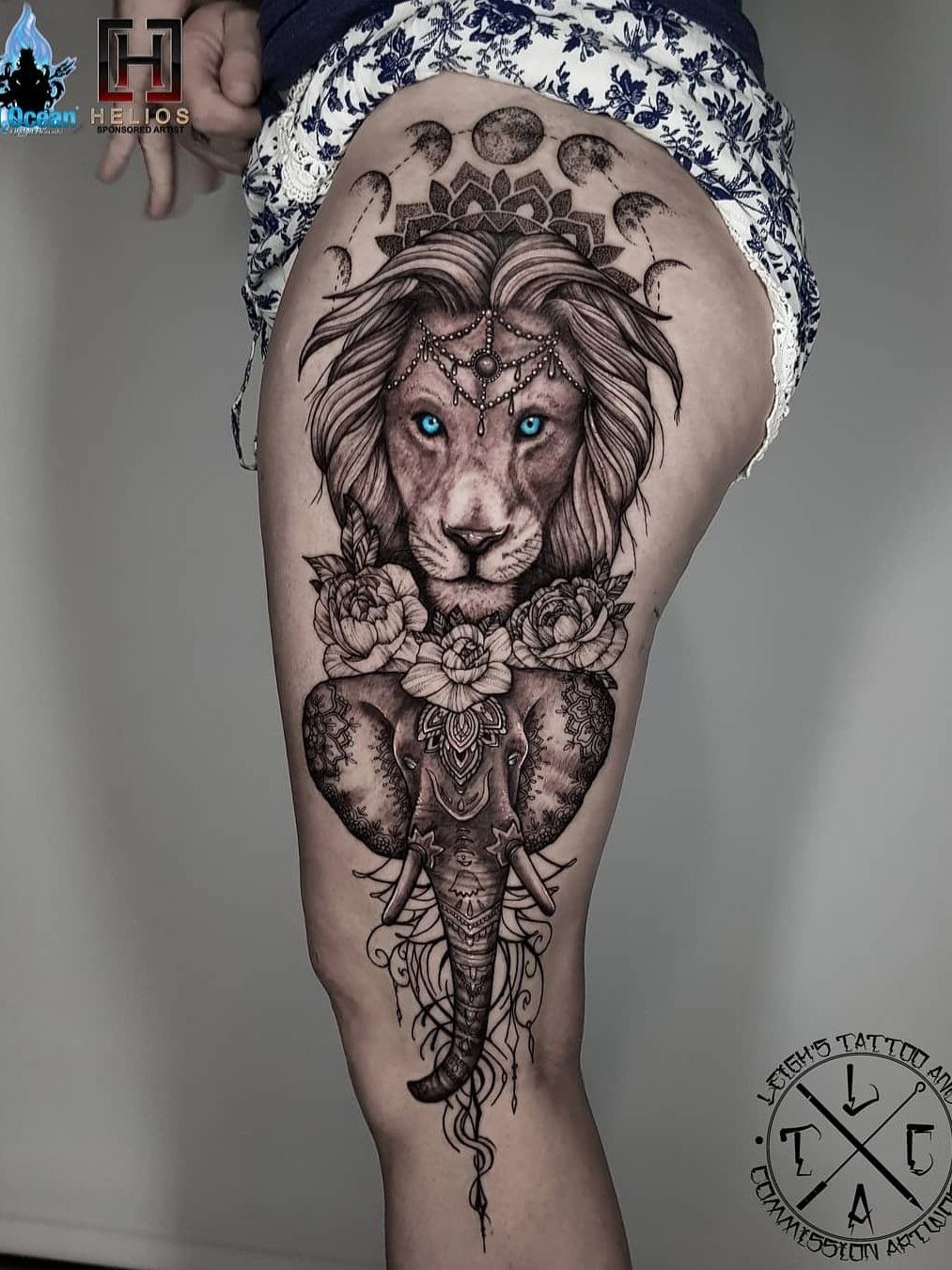 5 Amazing Lion and Elephant Tattoo Designs for Inspiration