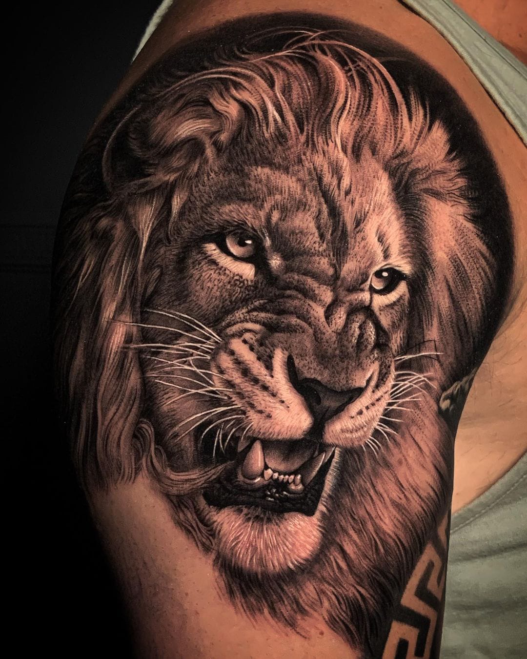 Lion Tattoo Design Powerful And Majestic