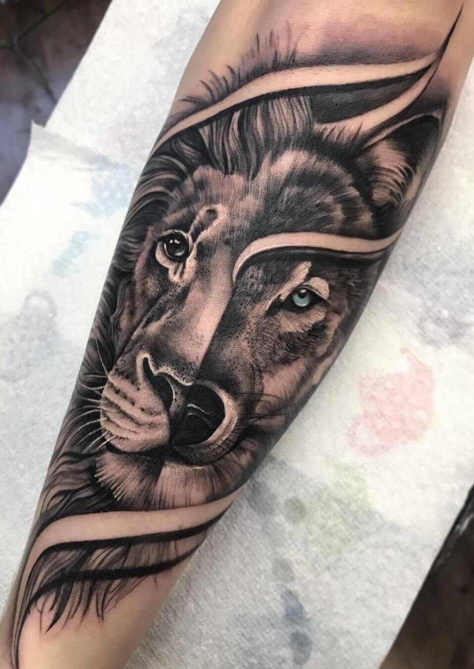 Lion Wolf Tattoo Artofit