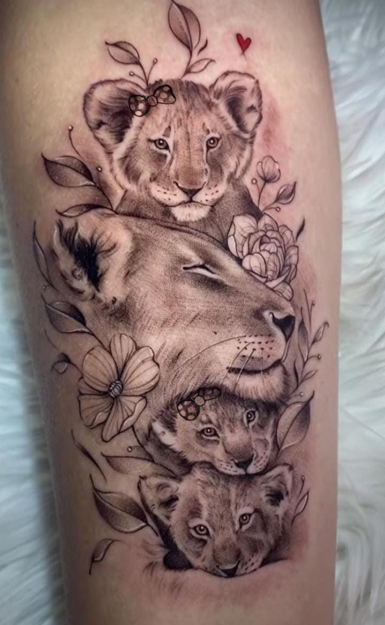 Lioness Cub Tattoo Designs