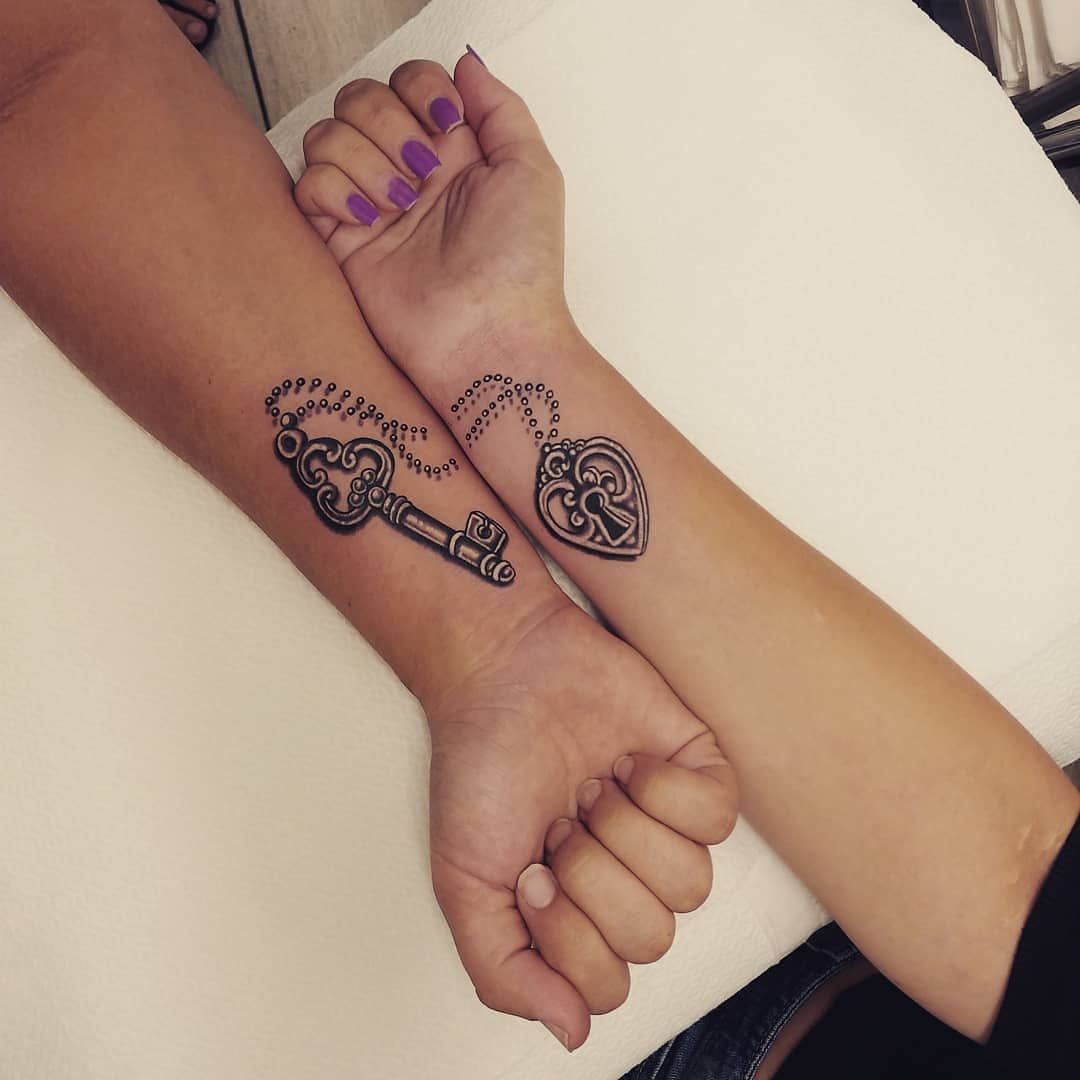 Unlock Love: Lock and Key Couple Tattoo Ideas