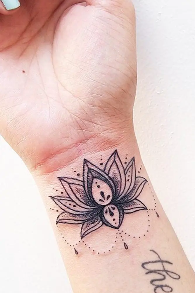 Lotus Flower Tattoo Designs Wrist Best Flower Site