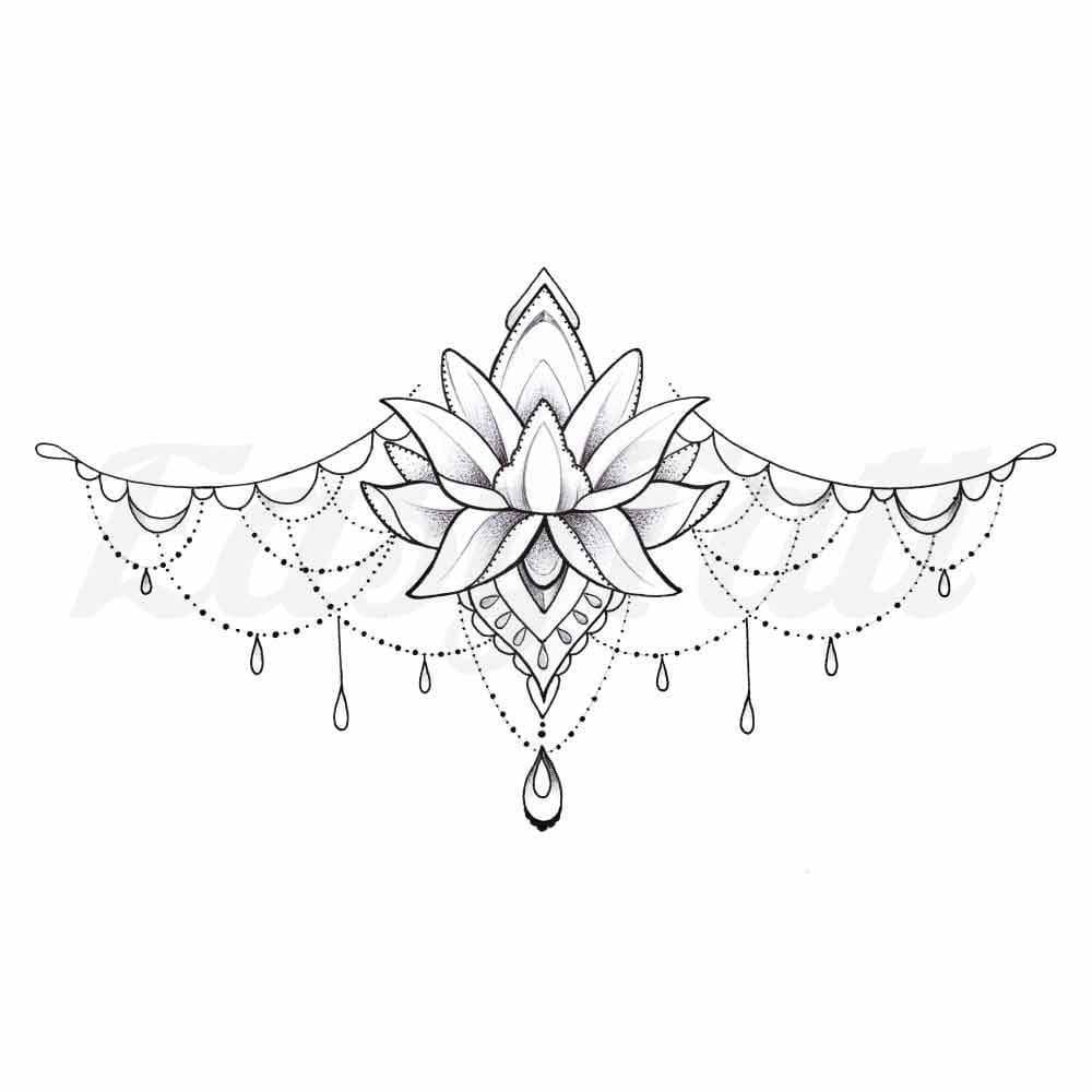 Lotus Sternum Tattoo Sternum Tattoo I Tattoo Flower Tattoo Tattoos And Piercings Melanie