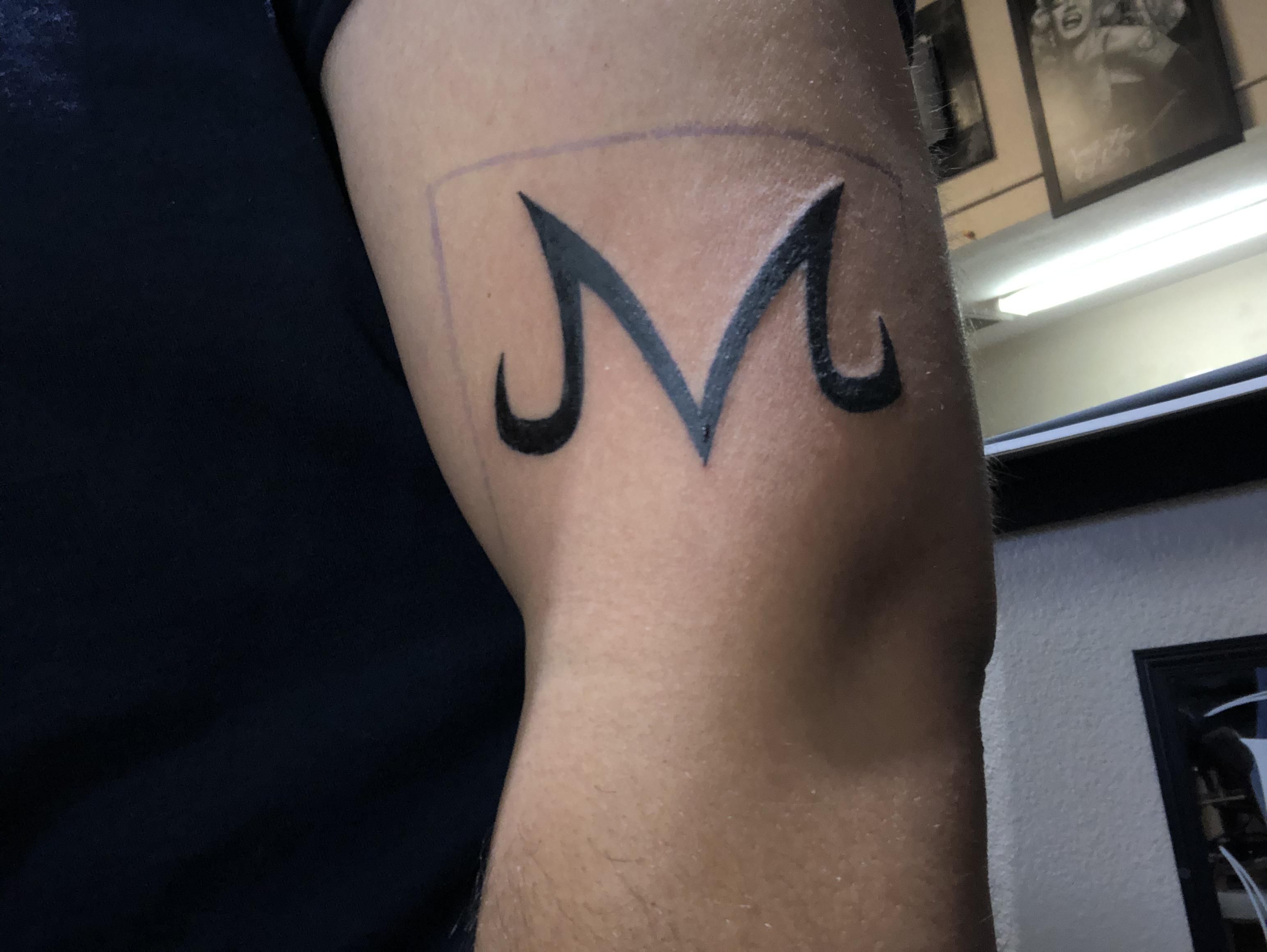 Majin Mark Temporary Tattoo: Perfect Anime Cosplay Accessory