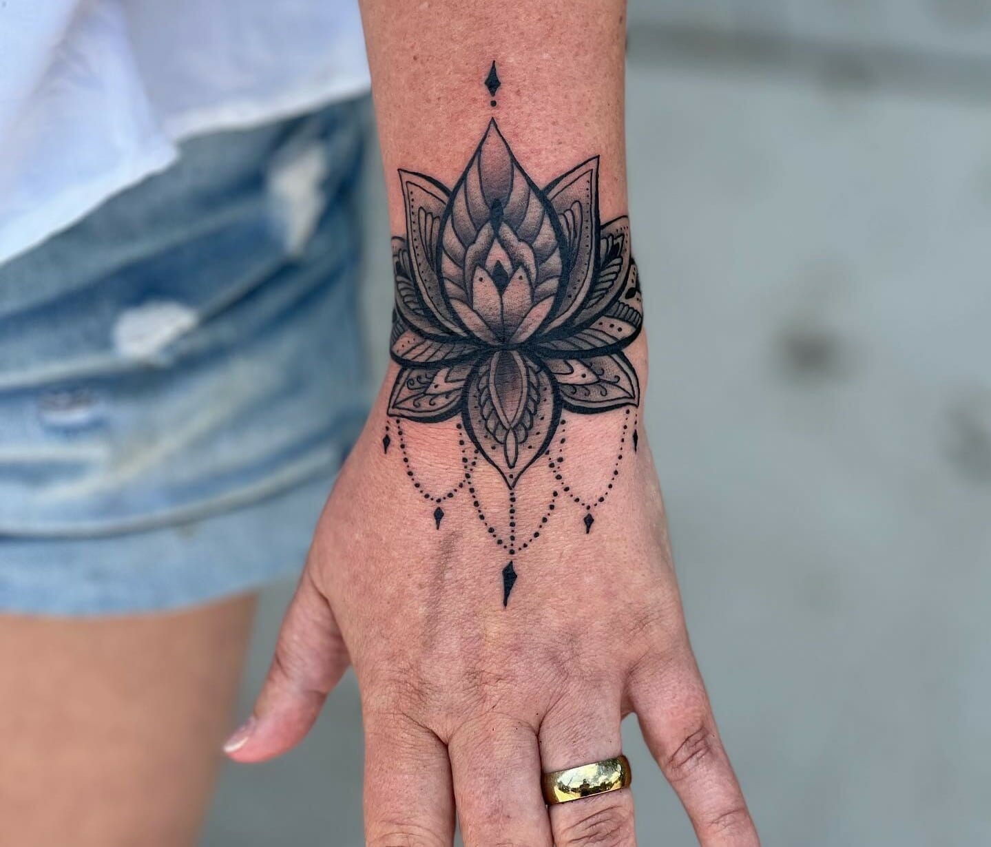 Mandala Lotus Flower Lotus Flower Mandala Tattoos Mandala