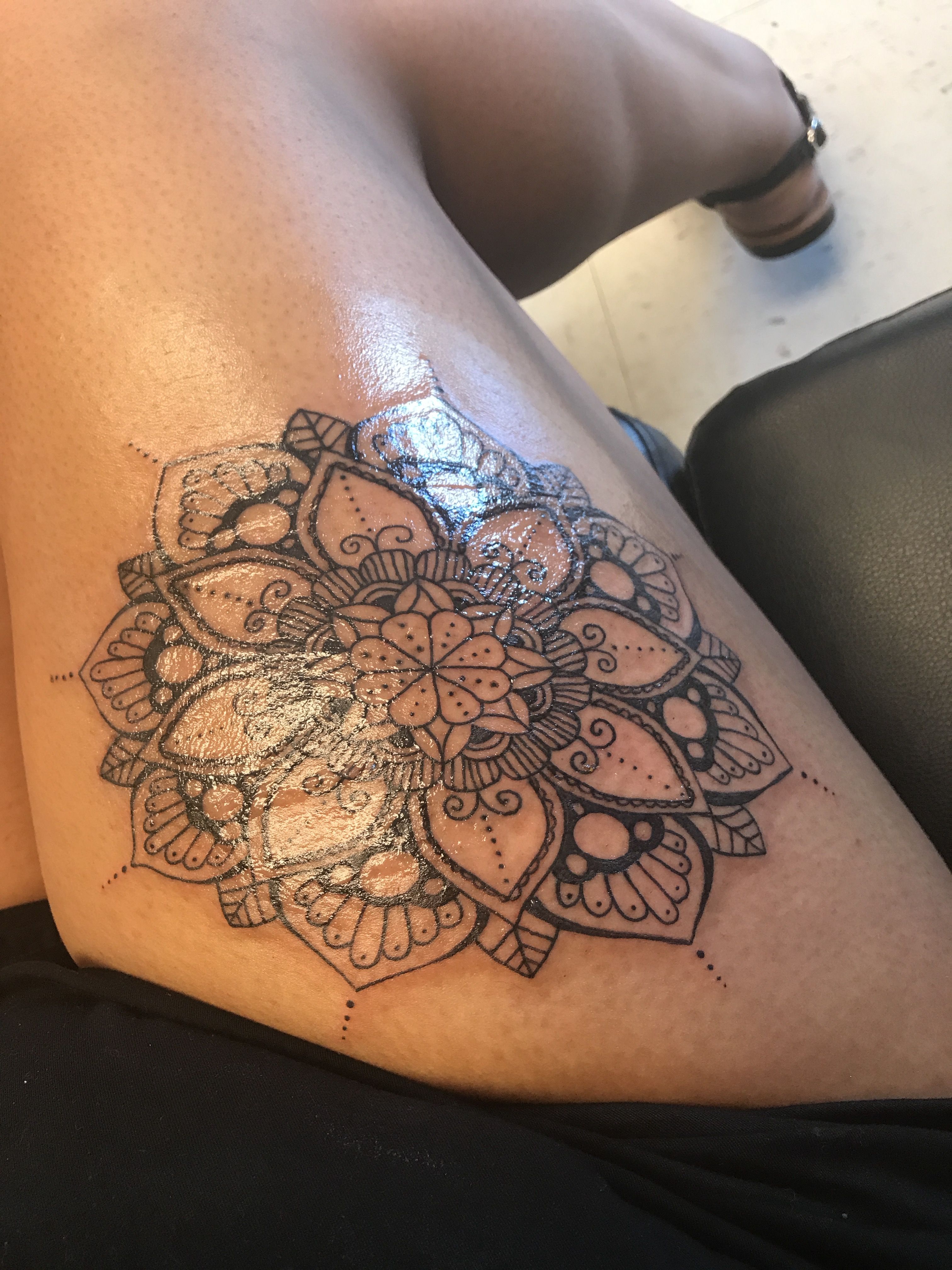 Mandala Tattoo Designs for Thighs: Ink Your Journey