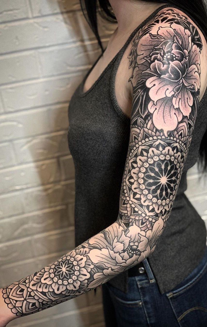 Mandala Tattoos For Women Geometric Mandala Tattoo Mandala Tattoo