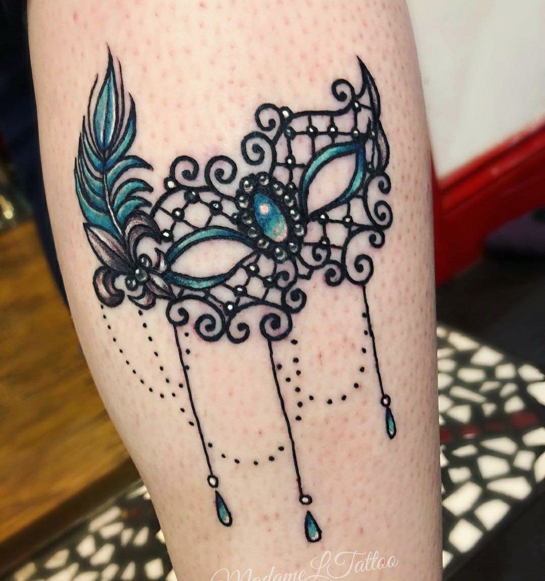 5 Stunning Mardi Gras Mask Tattoo Ideas You'll Love