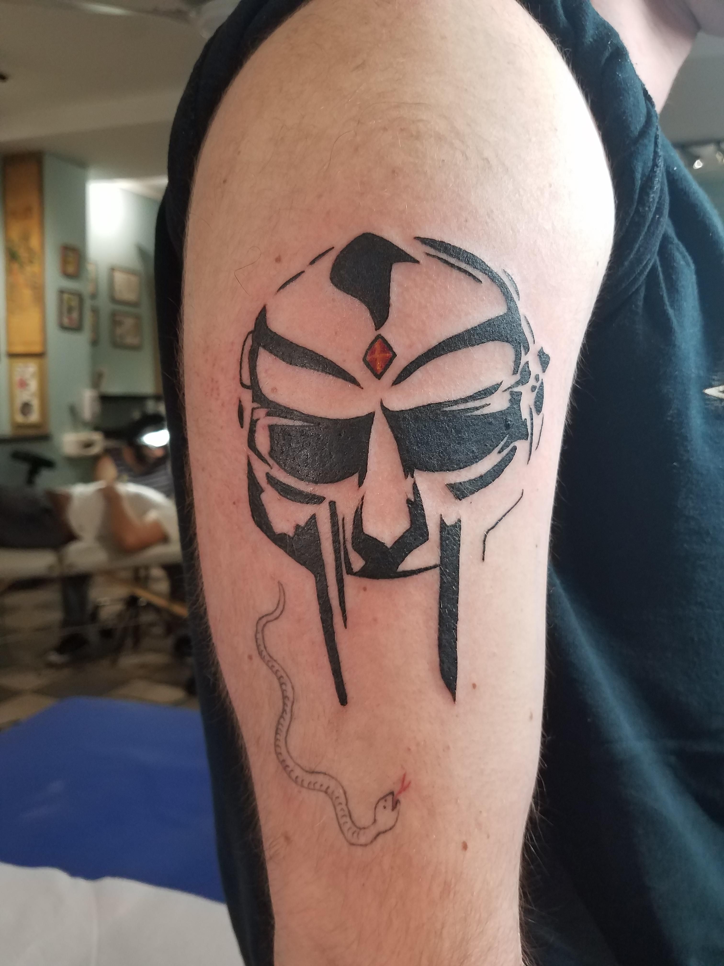 MF Doom Mask Tattoo: Iconic Design Inspiration