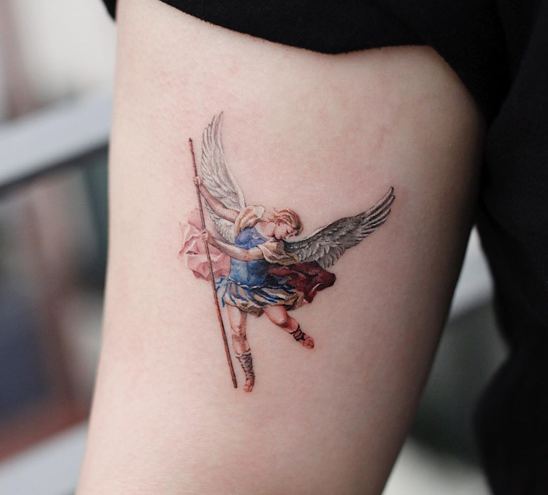 7 Stunning Michael Archangel Tattoo Designs for Inspiration