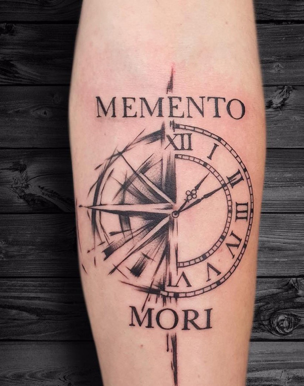 Simple Yet Profound: Minimalist Memento Mori Tattoo Ideas