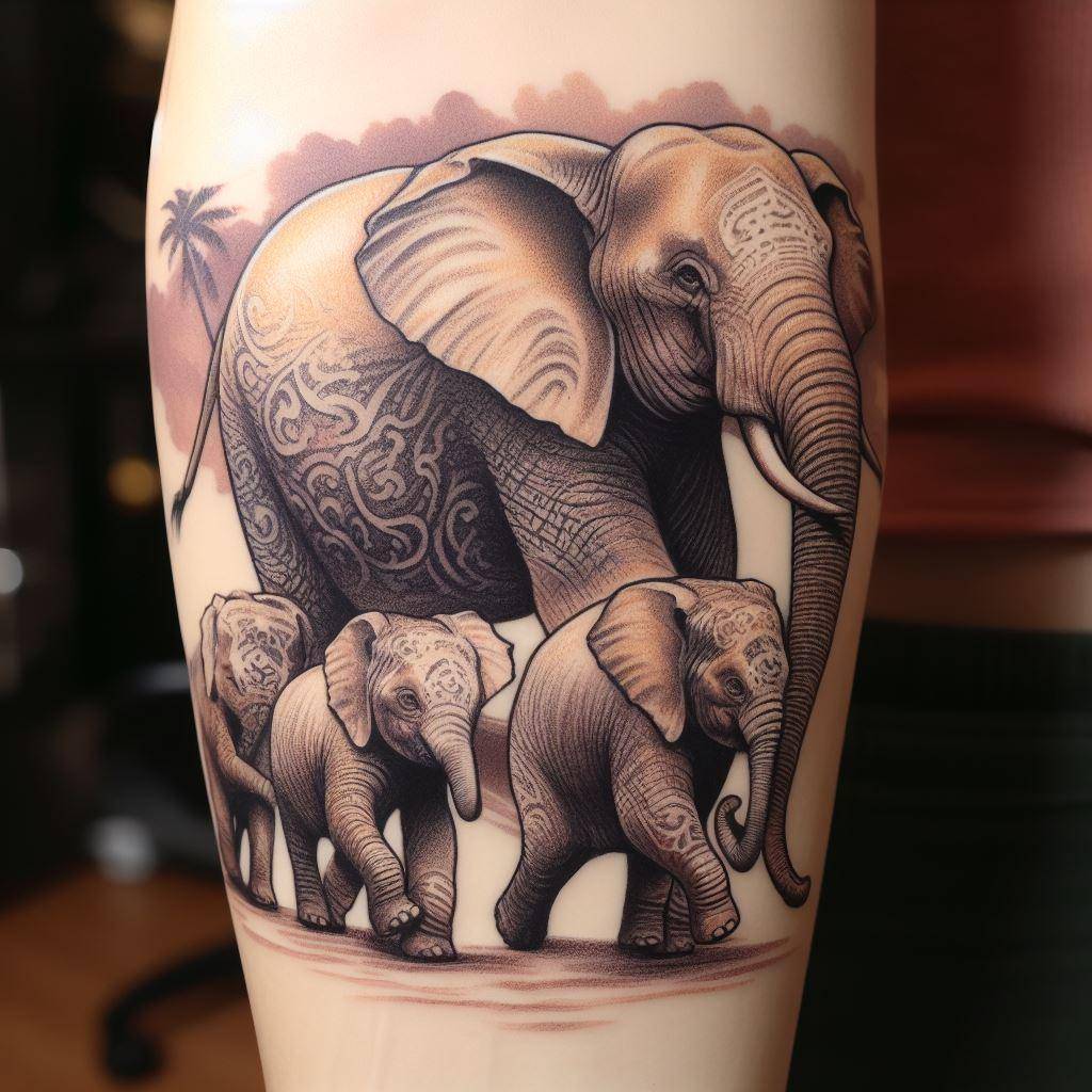 Motherhood Mom And Baby Elephant Tattoo A Bond Forever Inked Your