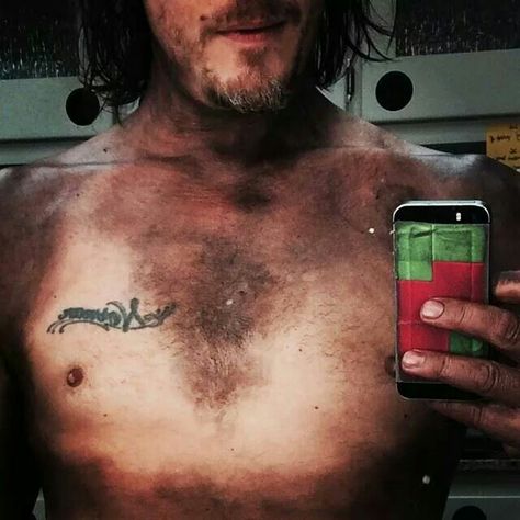 Mr Reedus New Tattoo Norman Reedus Shirtless Norman Reedus