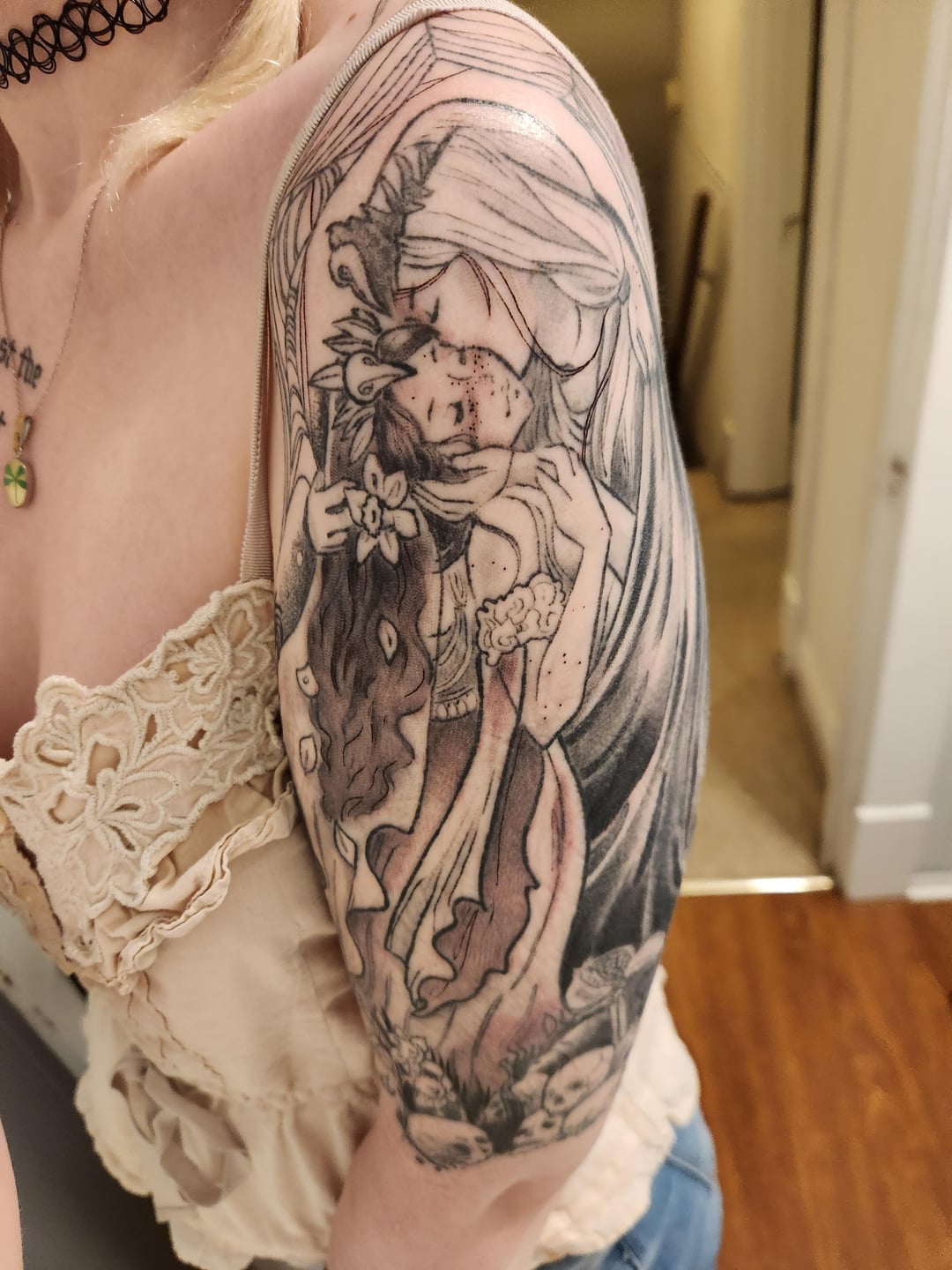 My Hades And Persephone Tattoo Inspired By The Kiss By Gustav Klimt R