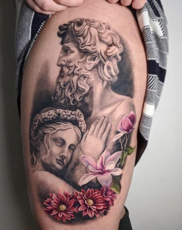 My Interpretation Of Hades And Persephone Done At Central Tattoo