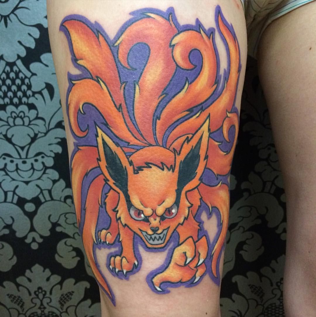 My Nine Tailed Fox Tattoo R Foxes