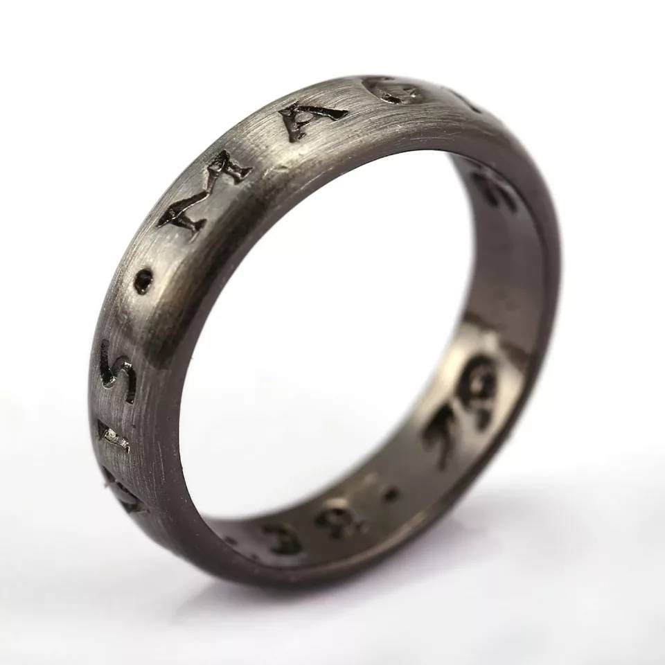 Nathan Drake Ring Pendant Sic Parvis Magna Uncharted Nathan Etsy