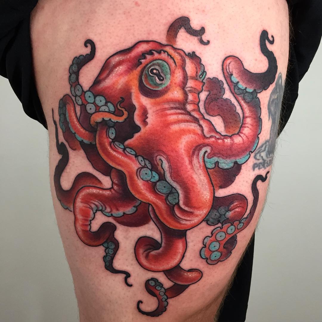 Octopus Tattoo On Thigh: Discover Your Perfect Design