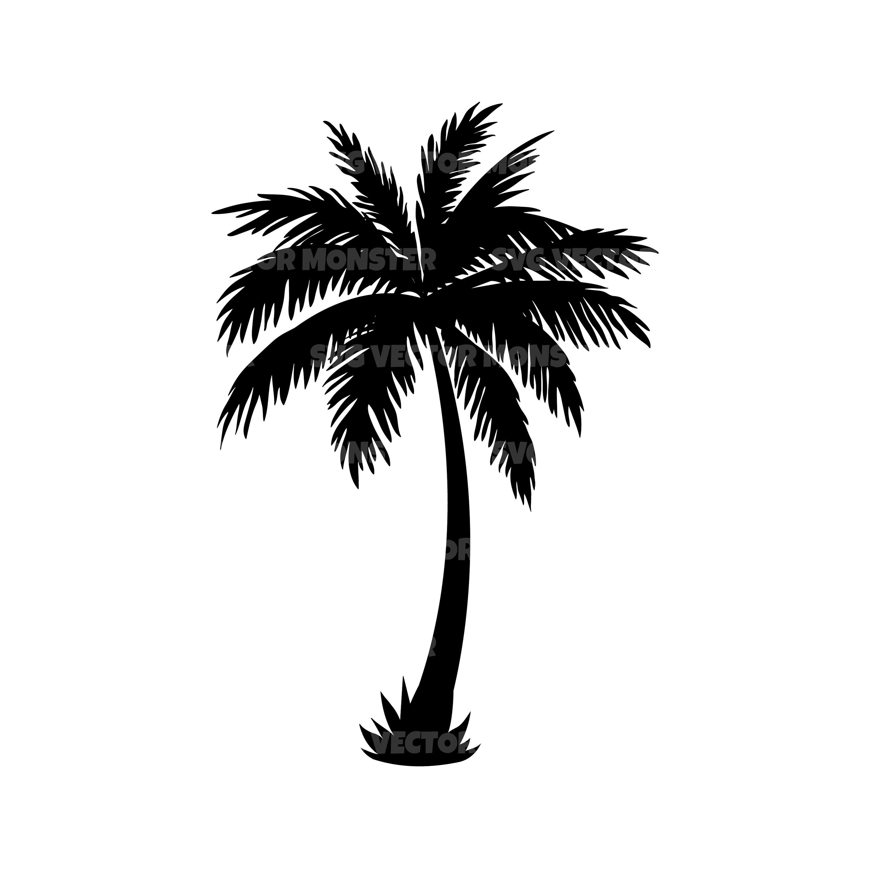 5 Stunning Palm Tree Tattoo Stencil Ideas