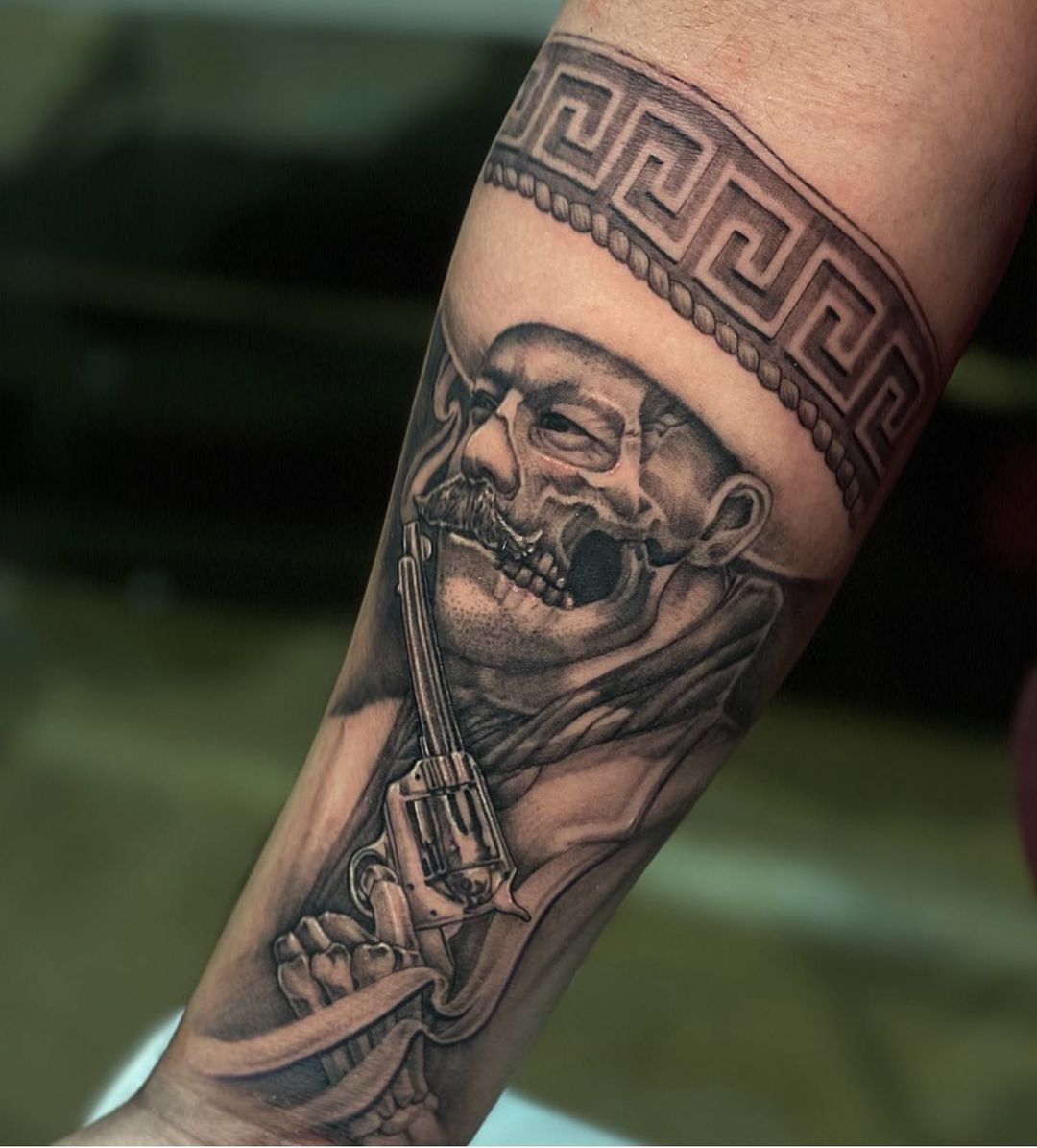 Pancho Villa Tattoo Pancho Villa Tattoo Website Gangster Tattoos