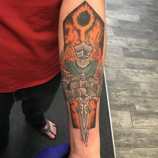 Part 1 Of 5 For My Dark Souls 3 Tattoo Next Is Going To Be Yhorm R