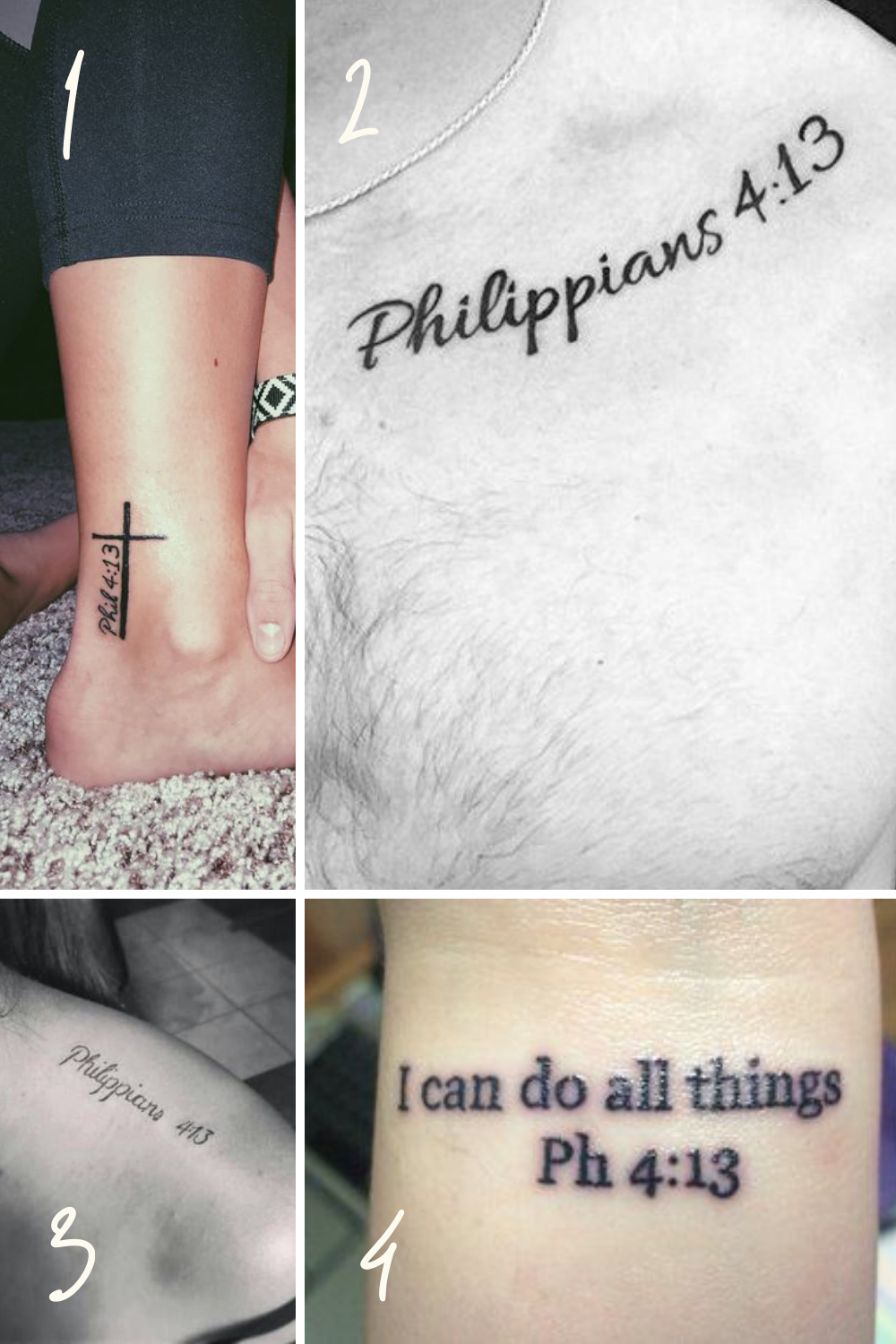 Philippians 4 13 Tattoo Tumblr