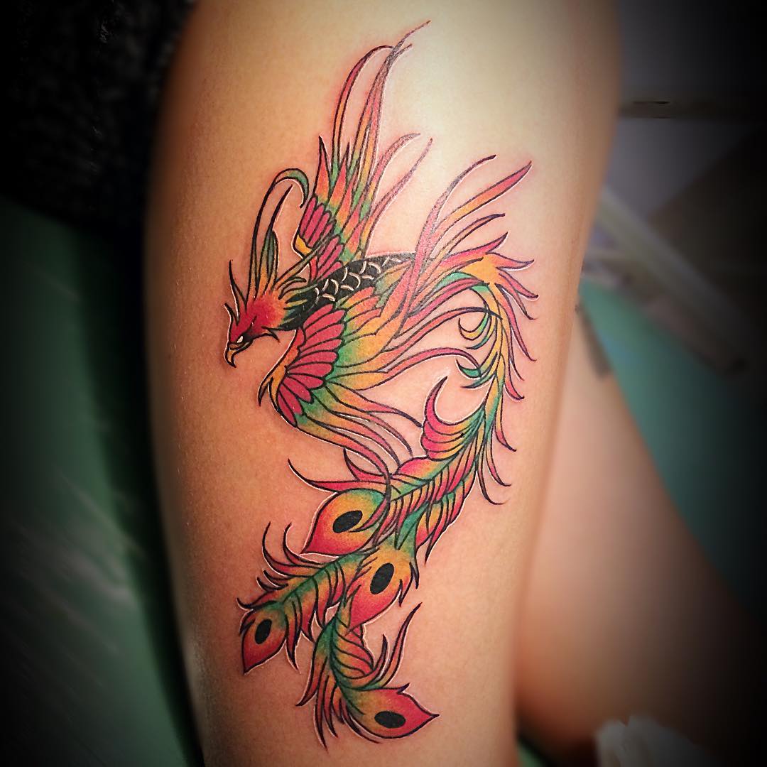 Phoenix Bird Tattoo Designs: Symbolism and Ideas