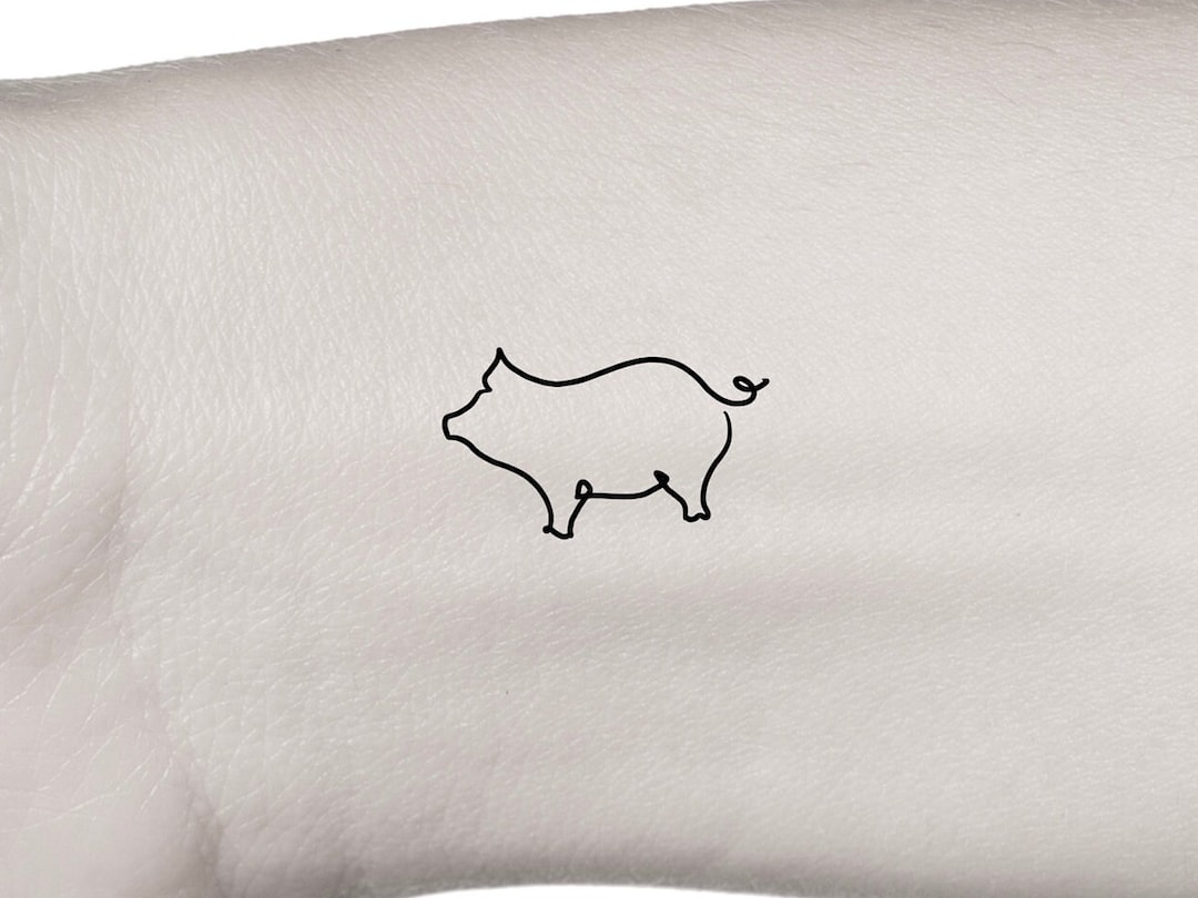 Pig Outline Pig Outline By Yamachem Pig Outline Tattoo Outline Outline