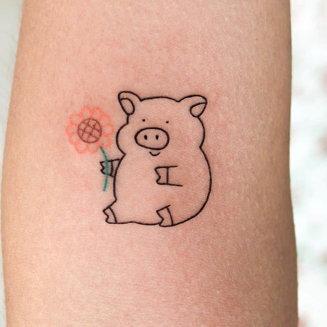 Pig Tattoo Pig Tattoo Tattoos Tattoos For Daughters