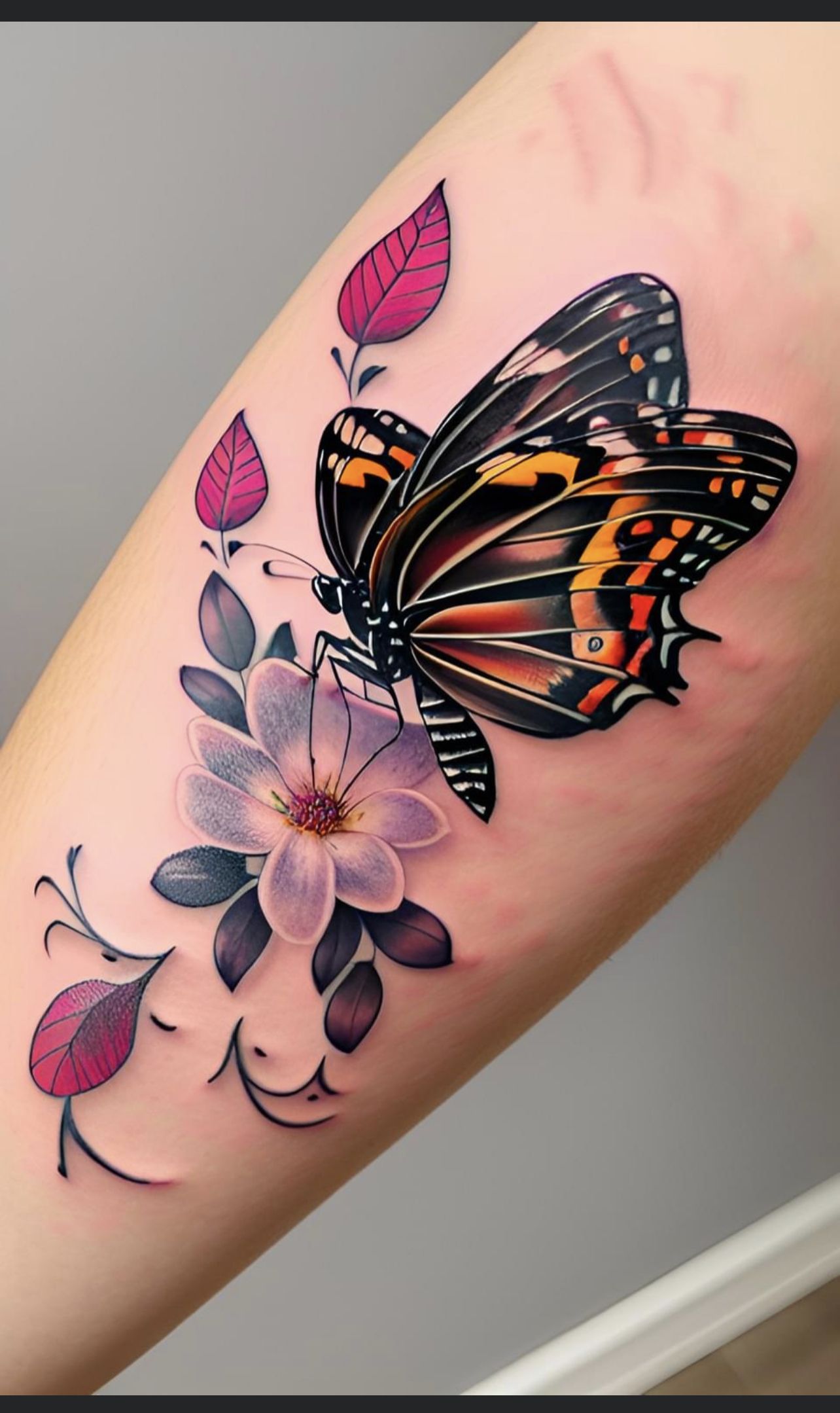 Pin By Amy Colclough On Tattoos Flower Leg Tattoos Butterfly Leg Tattoos Leg Sleeve Tattoo