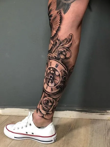 Pin By Georgiana On Leg Tattoos Women Leg Tattoos