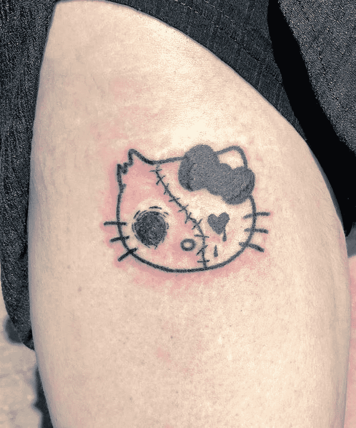 Pin By Han On Tattoo Hello Kitty Tattoos Hello Kitty Drawing Cute