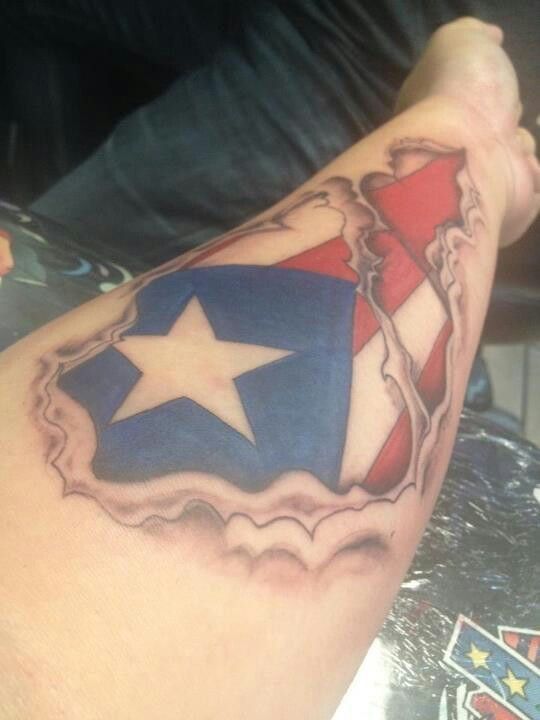 Pin By Kookie On Puerto Rican Pride Tattoos Life Tattoos Flag Tattoo