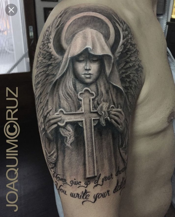 Pin De Klonn Tattoo En Escultura Tatuaje Angel Tatuajes Cristianos