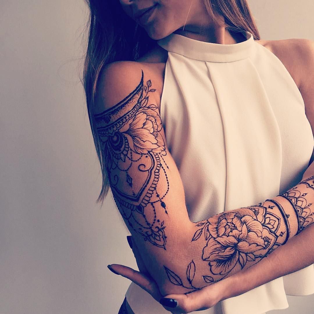 Pin On Ink Arm Sleeve Tattoos For Women Shoulder Sleeve Tattoos