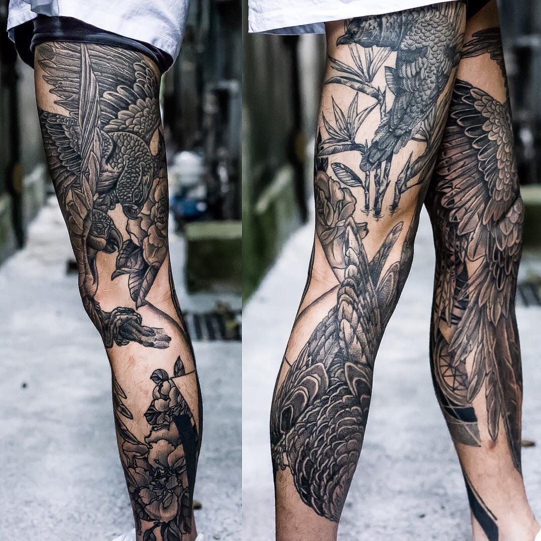 Pin On Tattoos Leg Sleeve Tattoo Full Leg Tattoos Leg Tattoo Men