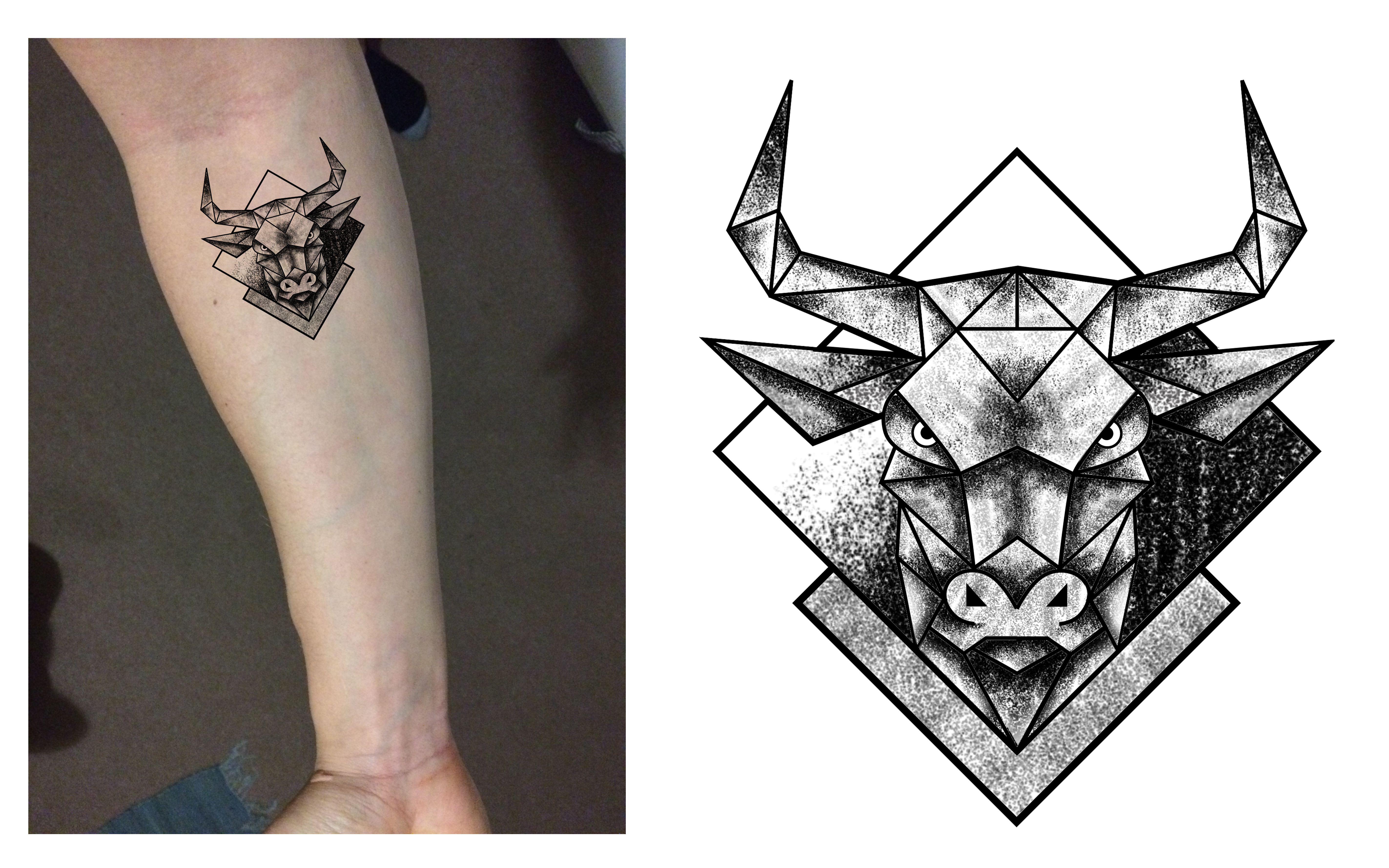 Pin On Tattoos Taurus Design