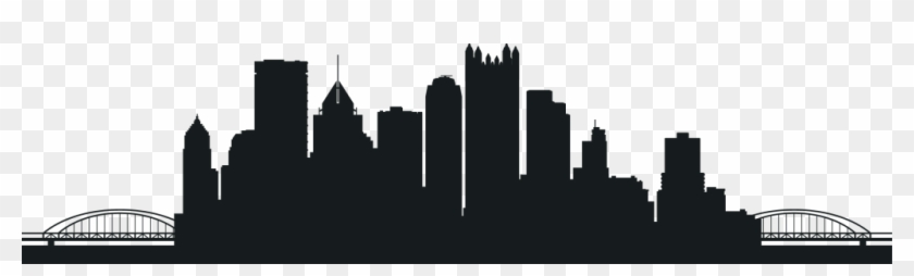 Pittsburgh Skyline Silhouette Vector At Vectorified Com Collection Of