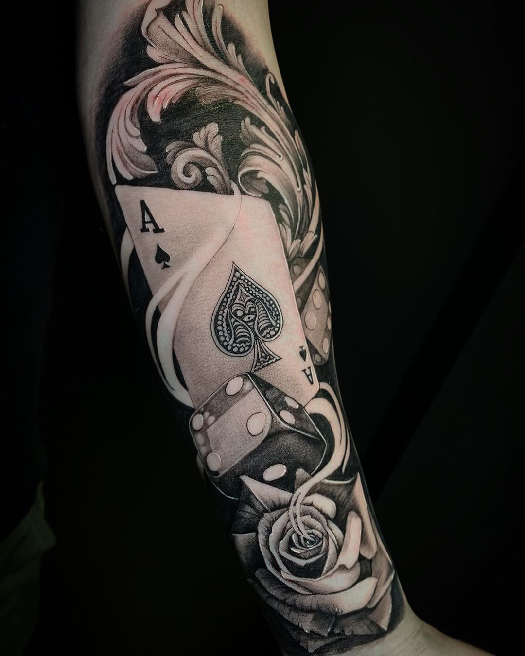 Poker Tattoos With Images Half Sleeve Tattoos Designs Half Sleeve