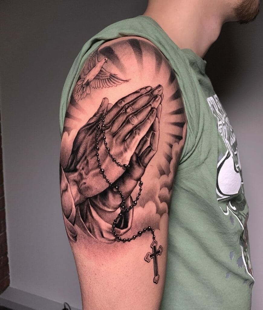 Prayer Hands Tattoo Pray Tattoo Zeus Tattoo Praying Hands Drawing